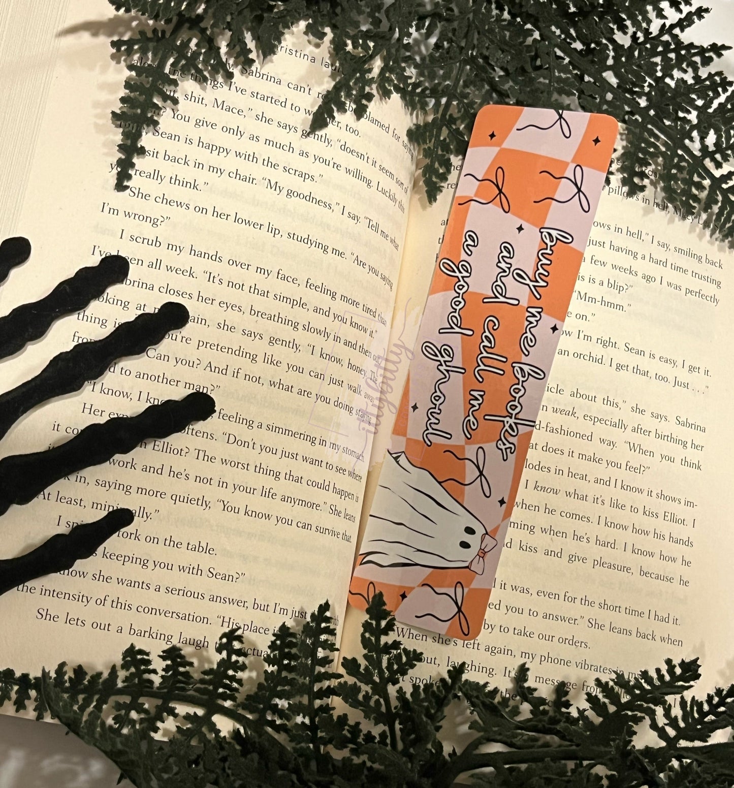 Retro Call Me A Good Ghoul Bookmark