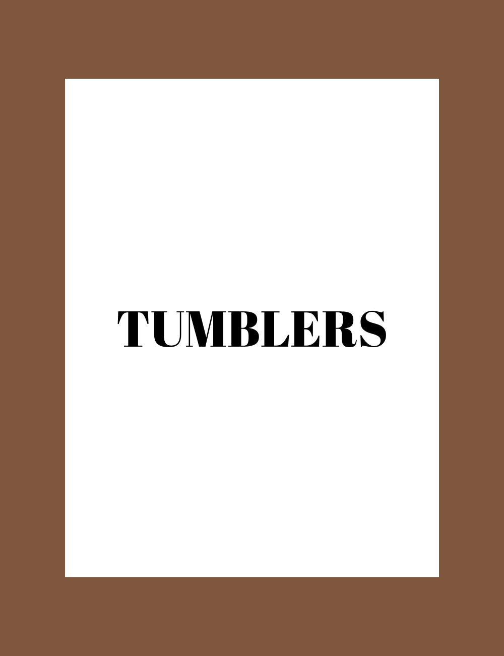 Glassware & Tumblers