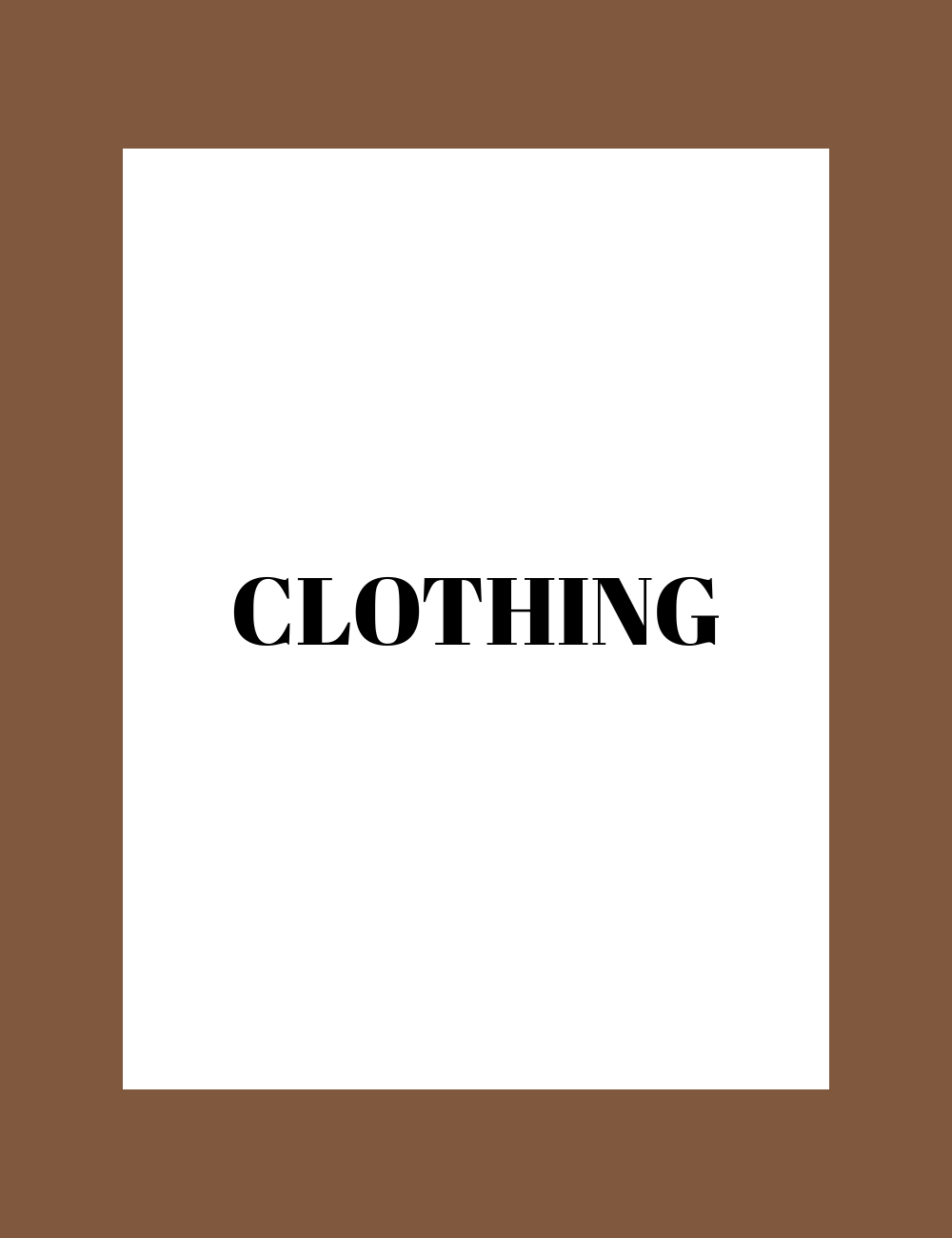 Clothing