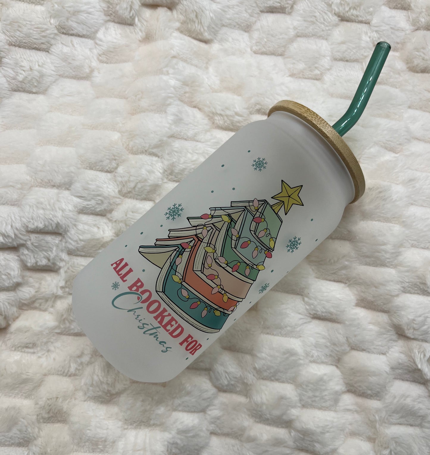 All Booked For Christmas Tumbler