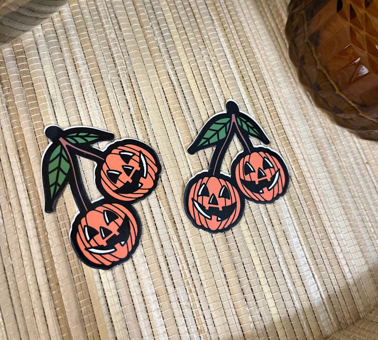 Pumpkin Cherry Stickers