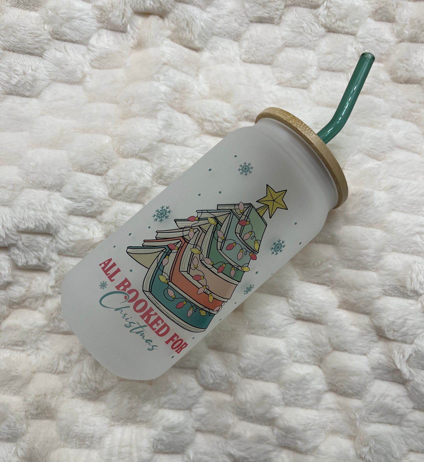 All Booked For Christmas Tumbler
