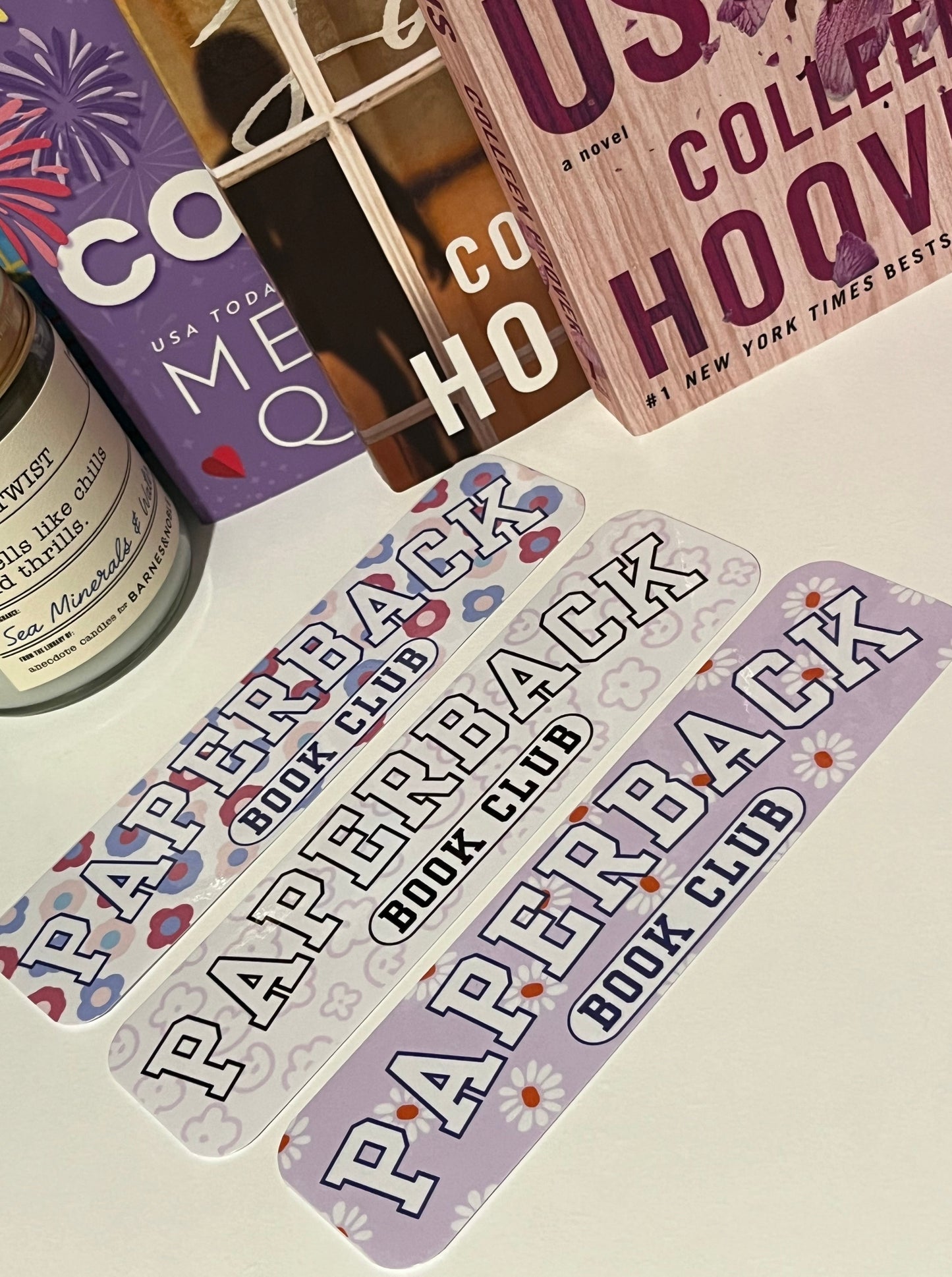 Paperback Book Club Bookmark