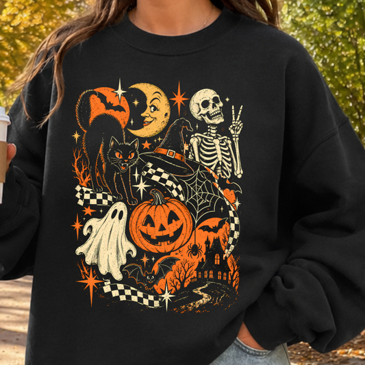 Retro Halloween Crewneck