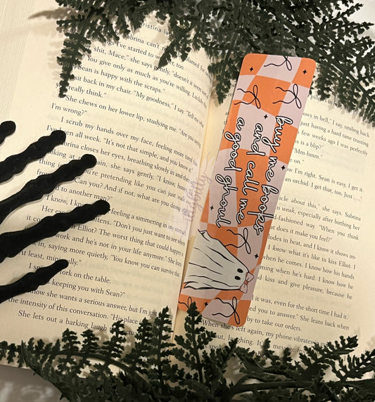 Retro Call Me A Good Ghoul Bookmark