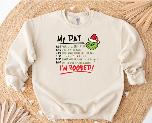 Grinch Schedule Crewneck