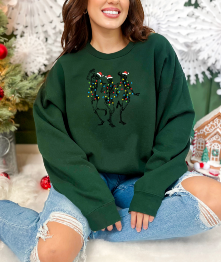 Jolly Skeletons Crewneck