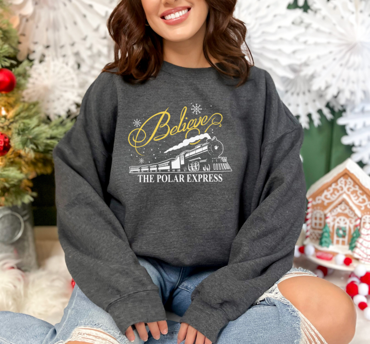 Polar Express Believe Crewneck
