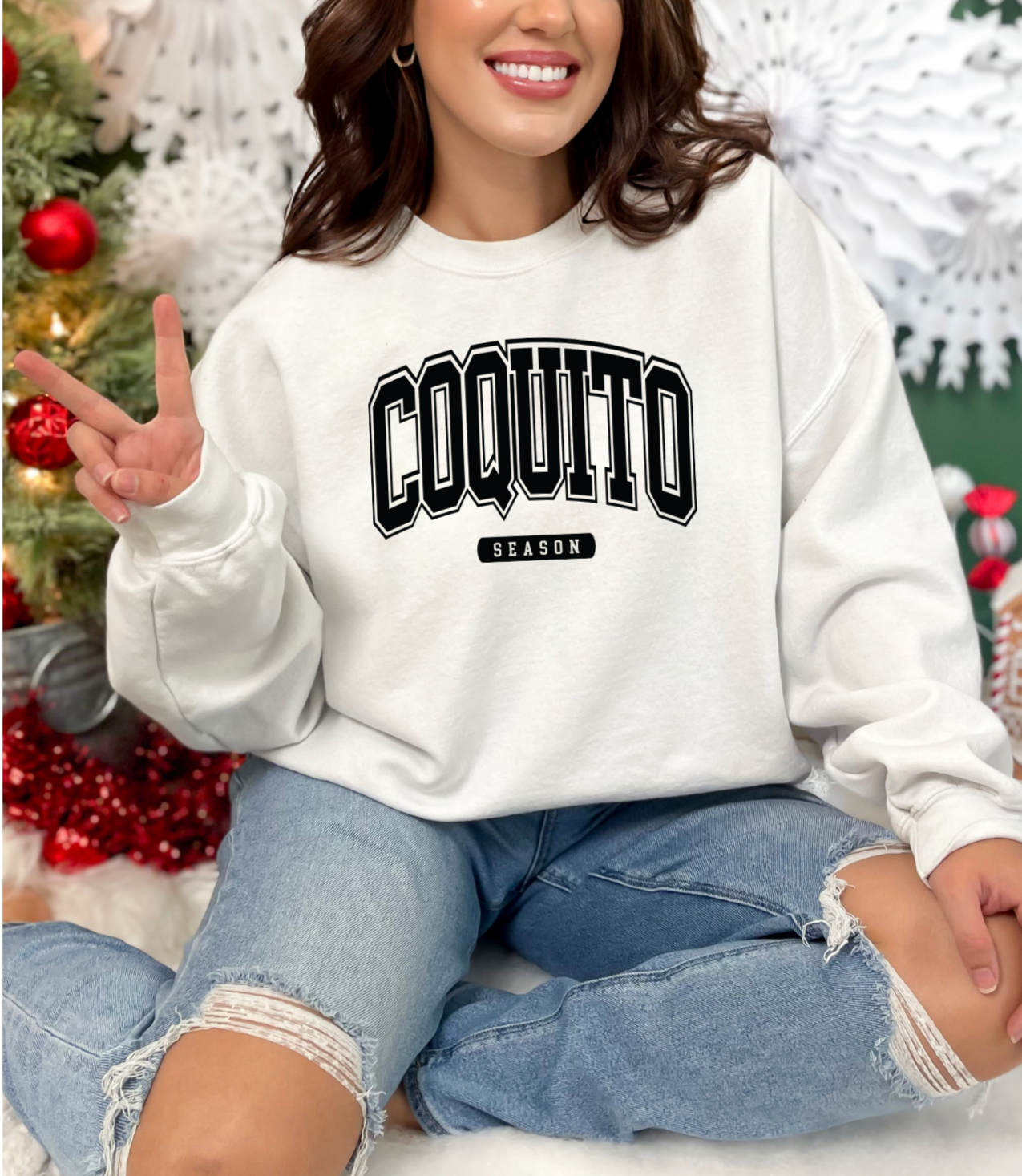 Coquito Season University Crewneck