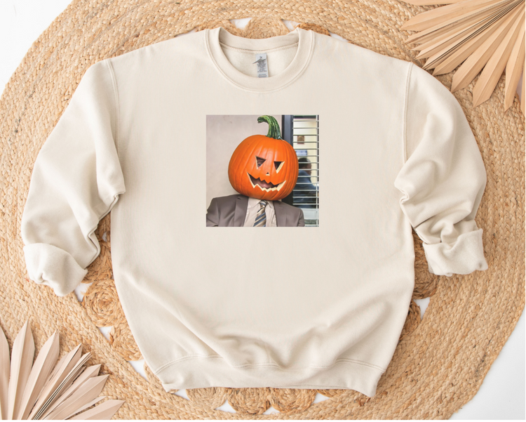 Dwight Pumpkin Head T-Shirt/Crew
