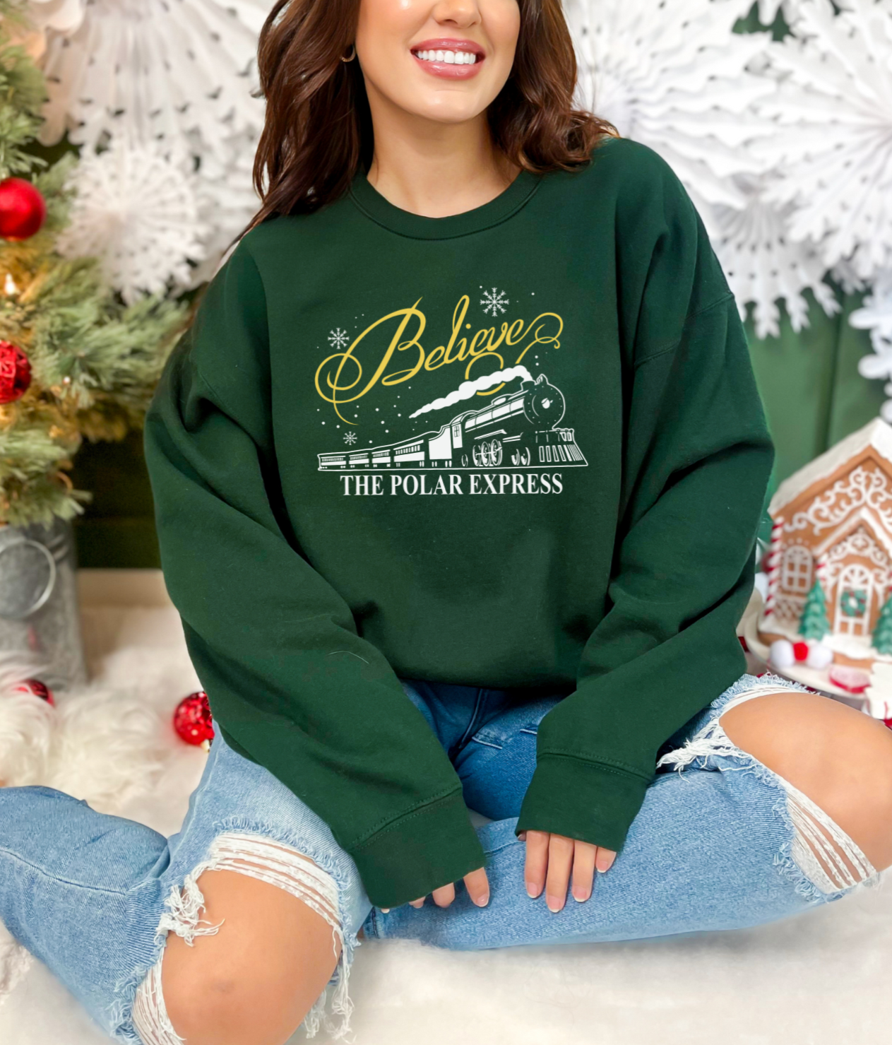 Polar Express Believe Crewneck