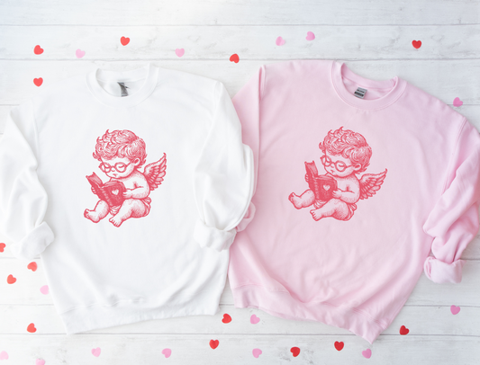 Bookish Cupid Crewneck
