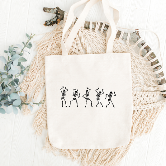 Dancing Skeletons Tote Bag