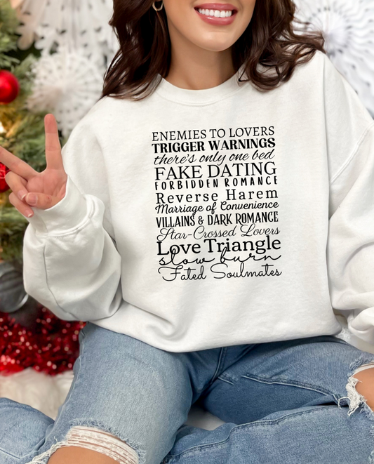 Book Tropes Crewneck